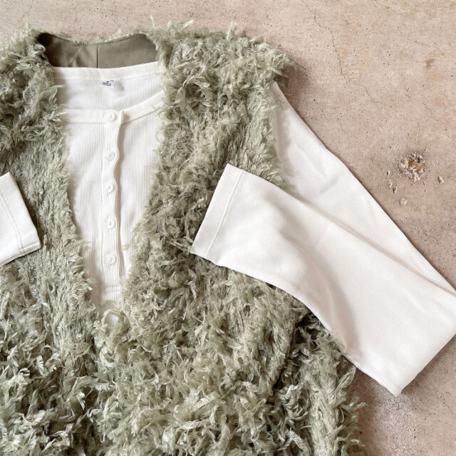 【3月上旬入荷予定】  春の早割り　『　インスタサブ垢で大人気！　』   フリンジ2ウェイベスト