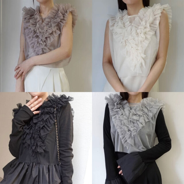 チュールフリルベスト CORNERS（コーナーズ）