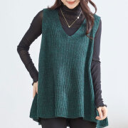 『　インスタサブ垢で大人気！　』  シンプルVネックニットベスト