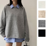 【11月上旬入荷予定】 オータムセール　『　インスタで大人気！　』　ウール混オーバーサイズプルオーバー