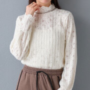 【11月中旬入荷予定】   オータムセール　『　インスタサブ垢で大人気！　』   レースハイネックトップス