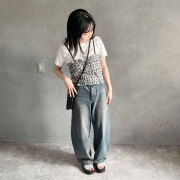 【9月上旬入荷予定】【メール便対応】 　オータムセール　『　インスタサブ垢で大人気！　』   ポップコーンチェック柄ビスチェ