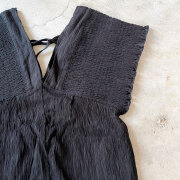 【10月上旬入荷予定】 【一部即納】【急上昇】 オータムセール　『　インスタで大人気！　』　SNSで話題のデザインサロペット。シャーリングVネックサロペット