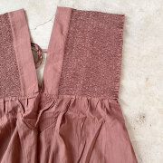 ウィンターセール！　【1月上旬入荷予定】　『　インスタで大人気！　』　シャーリングVネックロングワンピース