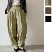 【1月下旬入荷予定】 ウィンターセール！【メール便対応】【2026新作】合繊ツイルタックカーブパンツ