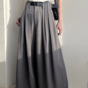 【2月上旬入荷予定】 ウィンターセール！【2026新作】ベルト付きタックデザインハイウエストロングパンツ