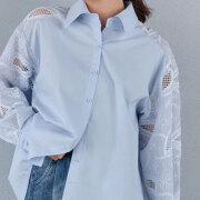 【3月上旬入荷予定】春の早割り　【メール便対応】【2026新作】ラグランレース切替シャツ