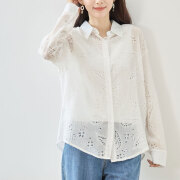 【3月上旬入荷予定】 春の早割り　【メール便対応】【2026新作】ペイズリー柄シアーブラウス