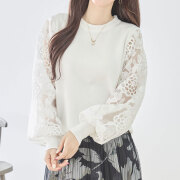 ラスト1着　春の早割り　『　インスタサブ垢で大人気！　』　ボリューム袖が可愛いきれいめにも着まわせるトップス。