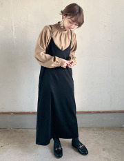 『　発売しては即完売してしまうキャミワンピのポンチタイプが鬼可愛い・・・　』　お洒落な人がみんな持ってるポンチ素材が可愛いキャミワンピ！