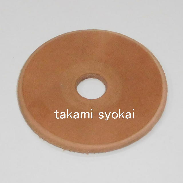 ＮＥＷ モーターシャープナー用交換部品　　皮砥　丸曲用ミニ（直径５ｃｍ）#460370＜三木章刃物本舗＞