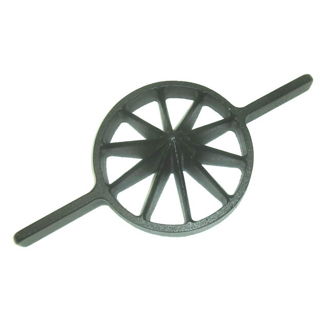 両手竹割り器（鋳物製）内径約１８０ｍｍ　大１０ッ割　孟宗竹用