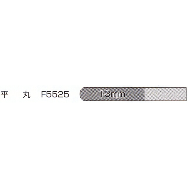 山戸（やまと）ハイス鋼（黒）木工手バイト　平丸 １２ｍｍ F5525　木旋クールシリーズ用別売部品＜山戸製作所＞