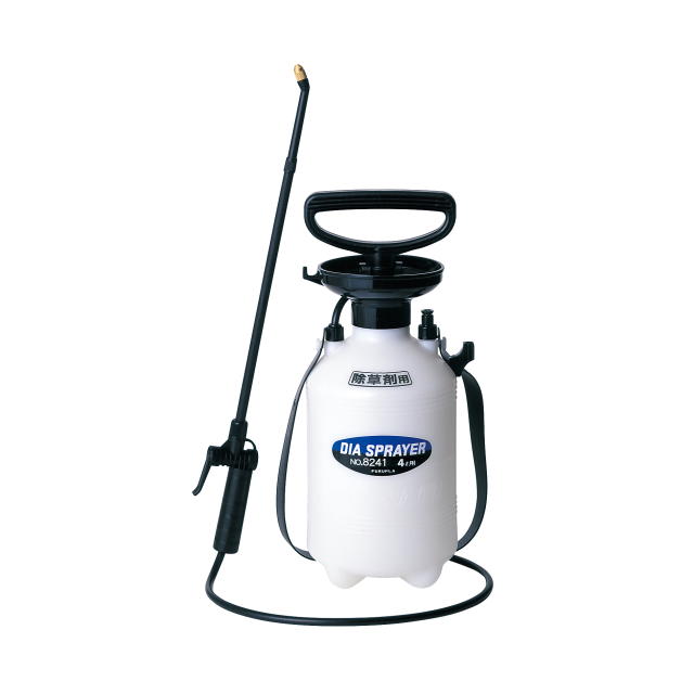 ダイヤスプレー　除草剤用プレッシャー式噴霧器　単頭式 45cmノズル付　4L用：No.8241 ＜フルプラ＞