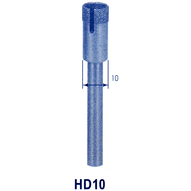 東京オートマック 木彫機　回転工具用　ハットクリダイヤ　HD-１０　#6900＜AUTOMACH＞
