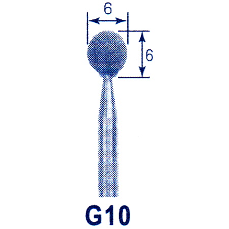 東京オートマック 木彫機　回転工具用　軸付砥石　G-１０　#250＜AUTOMACH＞
