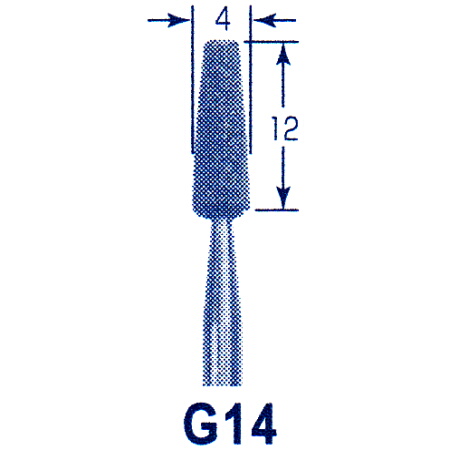 東京オートマック 木彫機　回転工具用　軸付砥石　G-１４　#250＜AUTOMACH＞