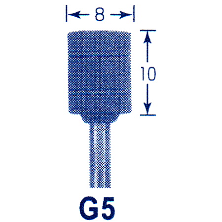東京オートマック 木彫機　回転工具用　軸付砥石　G-５　#250＜AUTOMACH＞