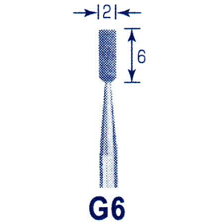 東京オートマック 木彫機　回転工具用　軸付砥石　G-６　#250＜AUTOMACH＞