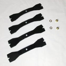 自走畦草刈機替刃　”マックス２６０スパイダー用（黒２６０ｍｍ　４枚入）取付け袋ナット・ワッシャー付 ：No.0480＜三陽金属＞