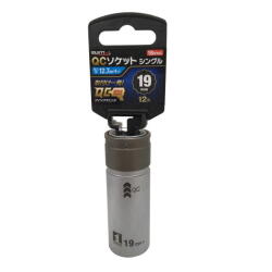 MUST TOOL ＱＣソケット シングル　１９ｍｍ　１２角　IM-4W19-12K：No.19804＜イチネンアクセス・ミツトモ＞