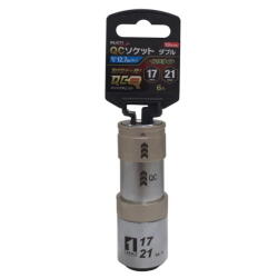 MUST TOOL ＱＣソケット ダブル  インスライド 17×21ｍｍ 6角　IM-4W1721I-6K：No.19841＜イチネンアクセス・ミツトモ＞