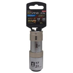MUST TOOL ＱＣソケット ダブル  インスライド 17×21ｍｍ 12角　IM-4W1721I-12K：No.19843＜イチネンアクセス・ミツトモ＞