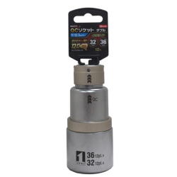 MUST TOOL ＱＣソケット ダブル  インスライド 32×36ｍｍ 12角　IM-4W3236I-12K：No.19849＜イチネンアクセス・ミツトモ＞
