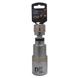 MUST TOOL ＱＣ首振ソケット ダブル  インスライド 27×32ｍｍ 6角　IM-4W2732IUN-6K：No.19853＜イチネンアクセス・ミツトモ＞