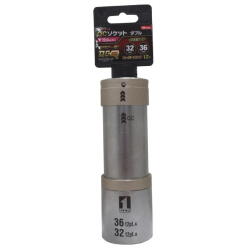 MUST TOOL ＱＣソケット ダブル  インスライド 32×36ｍｍ 12角　IM-6W3236ISL-12K：No.19876＜イチネンアクセス・ミツトモ＞
