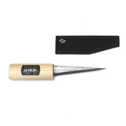 美貴久 繰り小刀　サック付（大工・竹細工用）槌目 120mm：No.22-120A＜池内刃物＞