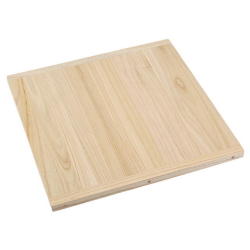 家庭用麺台 ９００×９００×３０ｍｍ（麺棒無し） 材質:桐 ：　A-1089