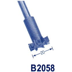東京オートマック 木彫機　回転工具用　盆栽用ビッグボーンカッター　B-２０５８　#6600＜AUTOMACH＞