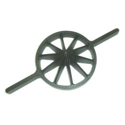 両手竹割り器（鋳物製）内径約１８０ｍｍ　大１０ッ割　孟宗竹用