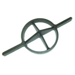両手竹割り器（鋳物製）内径約１８０ｍｍ　大４ッ割　孟宗竹用