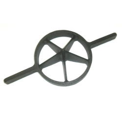 両手竹割り器（鋳物製）内径約１８０ｍｍ　大５ッ割　孟宗竹用