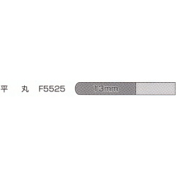 山戸（やまと）ハイス鋼（黒）木工手バイト　平丸 １２ｍｍ F5525　木旋クールシリーズ用別売部品＜山戸製作所＞