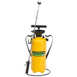 ダイヤスプレー　除草剤用プレッシャー式噴霧器　2頭式 最長2.1m伸縮ノズル（4段式）付　7L用：No.7720 ＜フルプラ＞