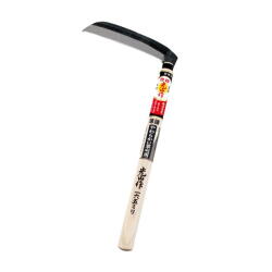 豊稔光山作 安来鋼 青紙  片刃薄鎌 165mm (角型)：HT-0030＜ホウネンキハン・豊稔企販＞