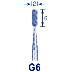 東京オートマック 木彫機　回転工具用　軸付砥石　G-６　#250＜AUTOMACH＞