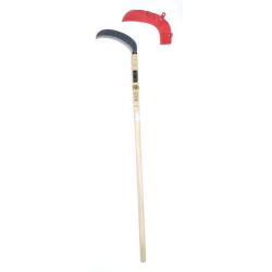 正和 両刃刈払鎌 ２４０ｍｍ （３００ｇ）　椎１２００ｍｍ柄付 サック付
