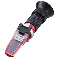手持屈折計 (糖分濃度計) SK-106R：No.0186-00 ＜佐藤計量器＞