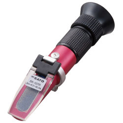 手持屈折計 (糖分濃度計) SK-107R：No.0187-00＜佐藤計量器＞