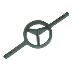 両手竹割り器（鋳物製）内径約９５ｍｍ　小３ッ割