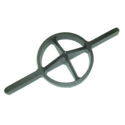 両手竹割り器（鋳物製）内径約１３０ｍｍ　中４ッ割