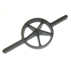 両手竹割り器（鋳物製）内径約１３０ｍｍ　中５ッ割