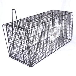 ウルトラ捕獲器 吊り餌フック式（外扉タイプ）ブラック LL ＜コンパル