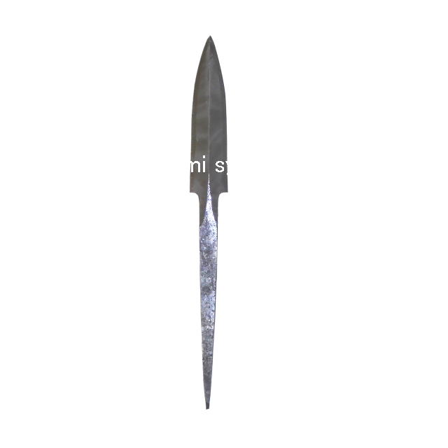 三木章刃物本舗　生反り小刀 柄無し（大）18mm：#131751