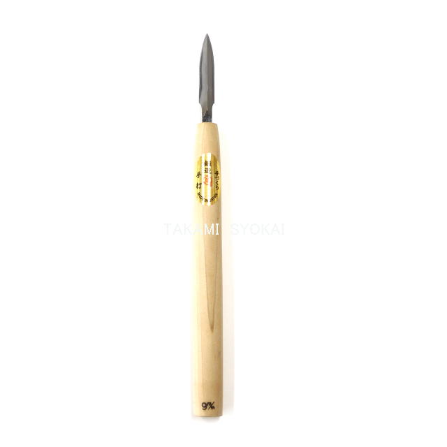 三木章刃物本舗　生反り小刀 柄付（小）9mm：#131669