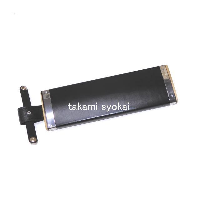 腰鉈用 吊革付レザー巻鞘のみ　並幅　１９５ｍｍ・２１０ｍｍ用